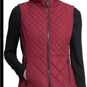 41 Hawthorn Quilted Vest - Burgundy